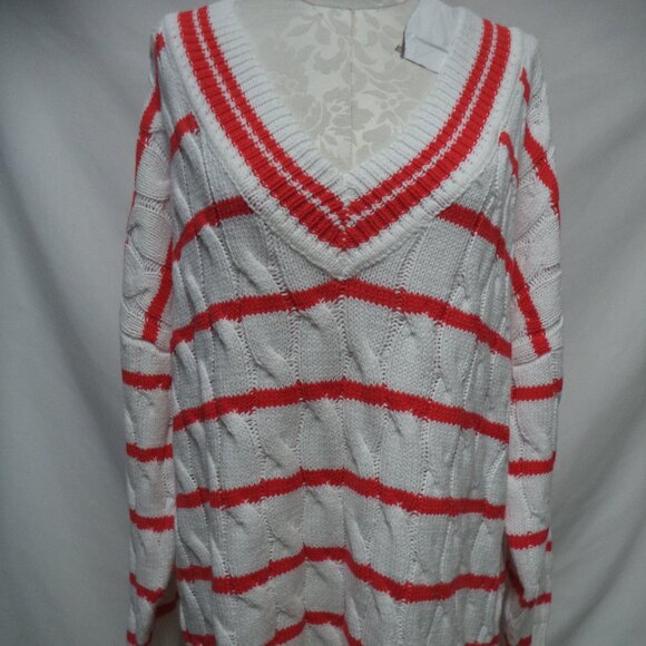 On 34th Sweater top knit v-neck  NEW NWT Size Sz XXL 2XL - Picture 2 of 11